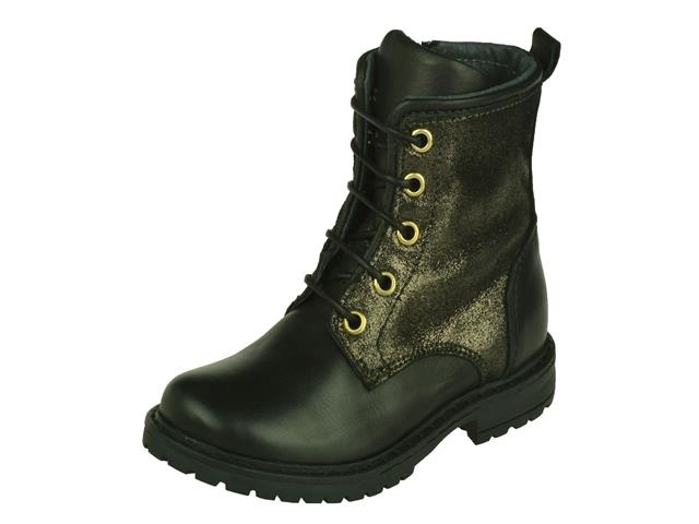 Freesby Freesby stoere hippe Meisjes veterboot met rits Freesby Freesby stoere hippe Meisjes veterboot met rits