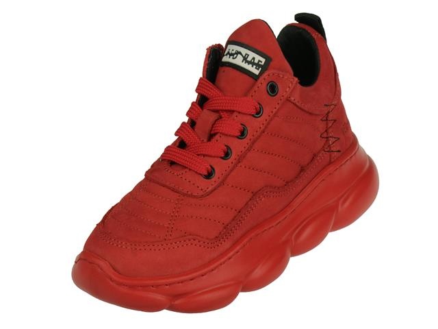 Red Rag Red Reg lage jongens Veterschoen, met rits Red Rag Red Reg lage jongens Veterschoen, met rits