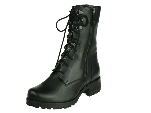 Helioform Helioform comfort hoge dames veterschoen, met rits Helioform Helioform comfort hoge dames veterschoen, met rits