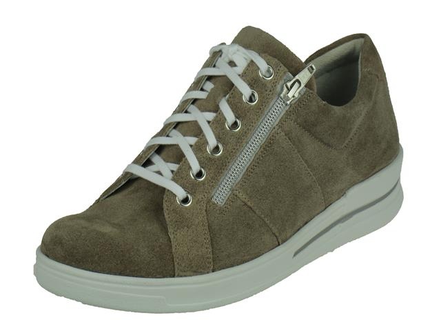 Durea Durea comfort Sportieve Lage Dames veterschoen, met rits Durea Durea comfort Sportieve Lage Dames veterschoen, met rits