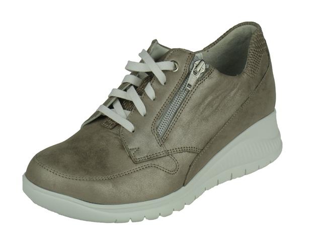 Durea Durea sneaker in de kleur brons/ taupe Durea Durea sneaker in de kleur brons/ taupe