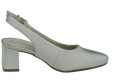 Slingback pump