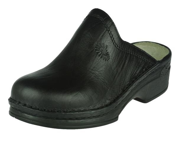 2501-41235 Helix Helix zwart klomp slipper